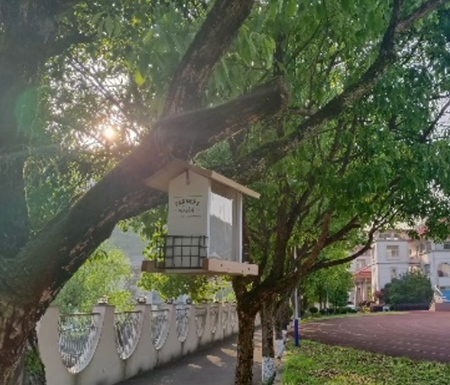 优尼家生态监测设备走进磐安中学，助力生物多样性友好校园建设
