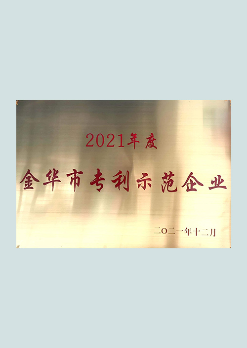 金华市专利示范企业