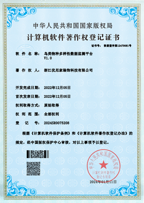 鸟类物种多样性数据监测..